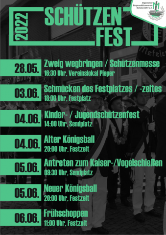 Schützenfestprogramm